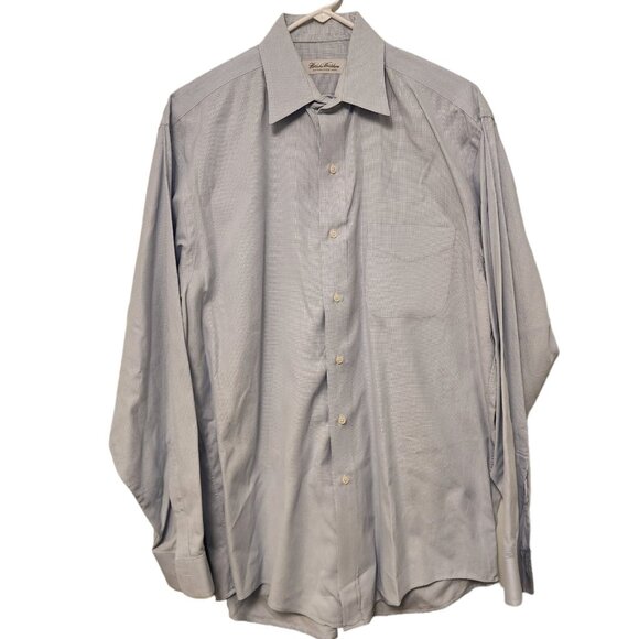 Brooks‎ Brothers Dress Shirt Long Sleeve Button Down Sz 16-34/35 Light Blue EUC - Picture 1 of 9